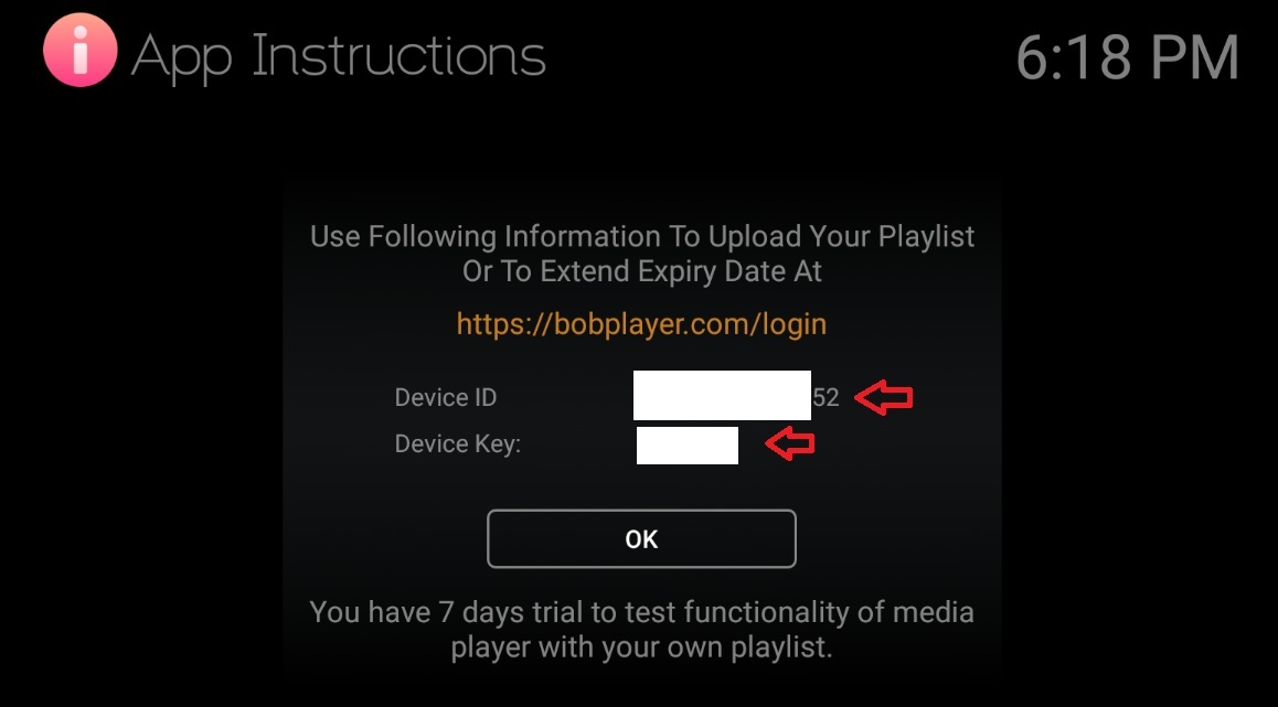 IBO Player Pro Welcome Screen