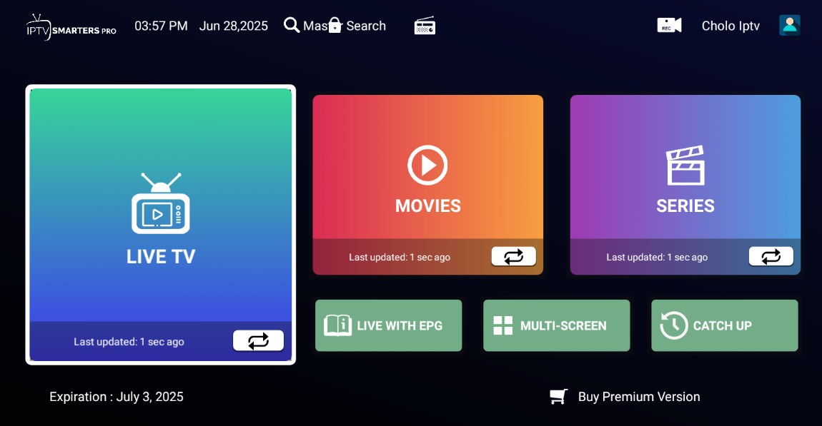TiviMate Channel Guide